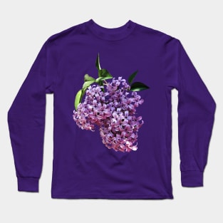 Lilacs - Delicate Pink Lilacs Long Sleeve T-Shirt